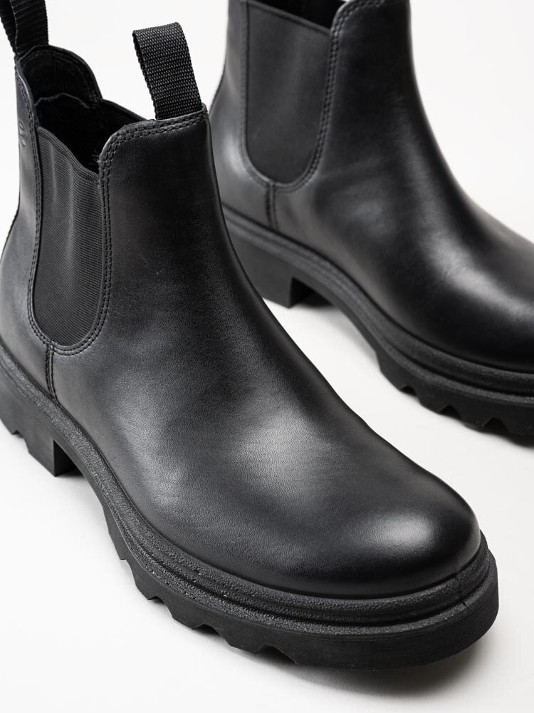 Ecco - Grainer M - Svarta chelsea boots i skinn