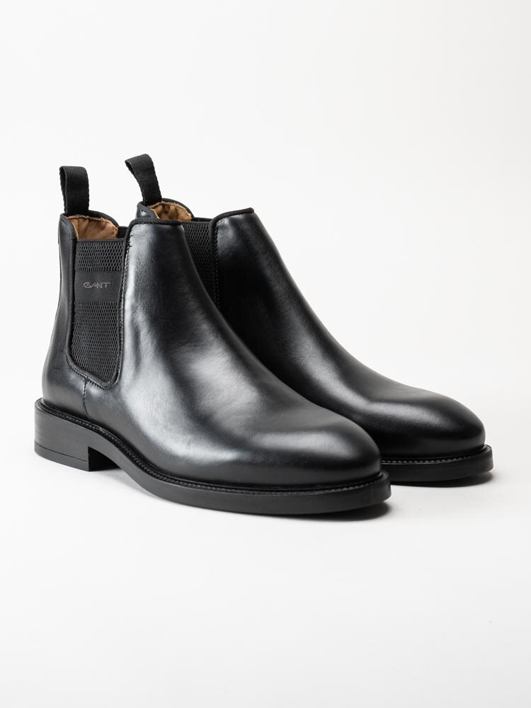 Gant Footwear - Flairville - Svarta Chelsea boots i skinn