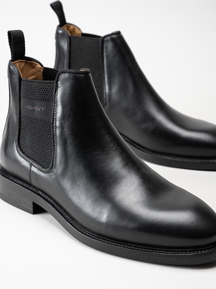 Gant Footwear - Flairville - Svarta Chelsea boots i skinn