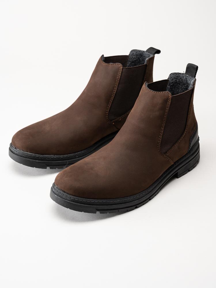 Rieker - Bruna chelsea boots i oljad nubuck