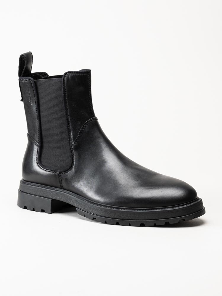 Vagabond - Johnny 2.0 - Svarta chelsea boots i skinn