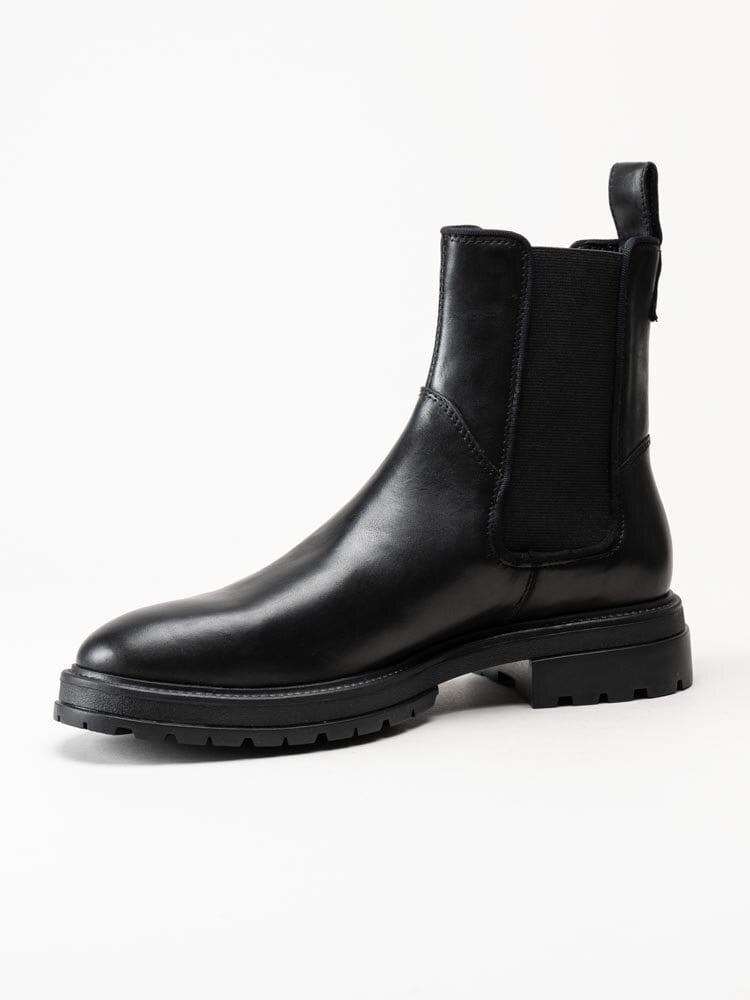 Vagabond - Johnny 2.0 - Svarta chelsea boots i skinn