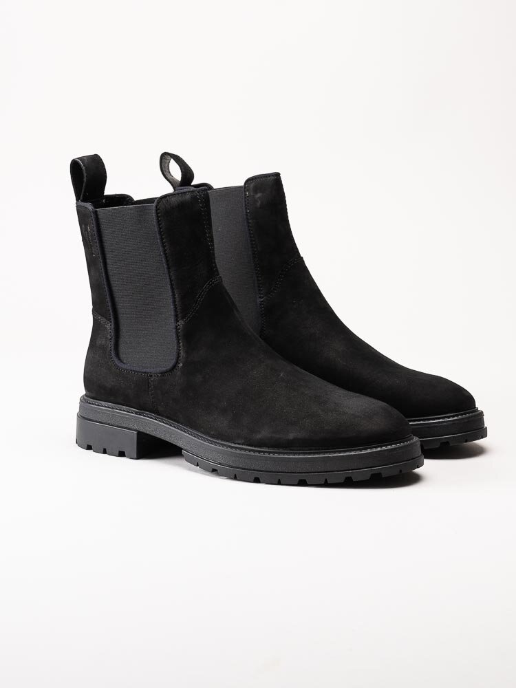 Vagabond - Johnny 2.0 - Svarta chelsea boots i nubuck