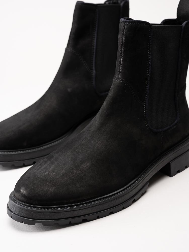 Vagabond - Johnny 2.0 - Svarta chelsea boots i nubuck