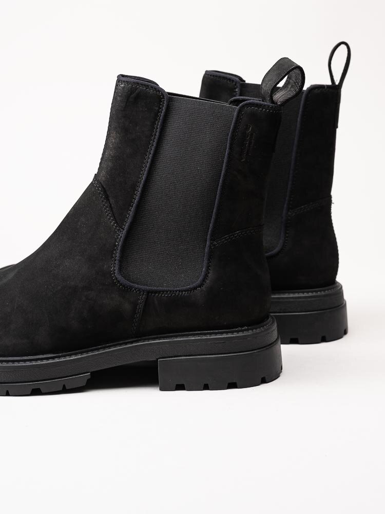 Vagabond - Johnny 2.0 - Svarta chelsea boots i nubuck