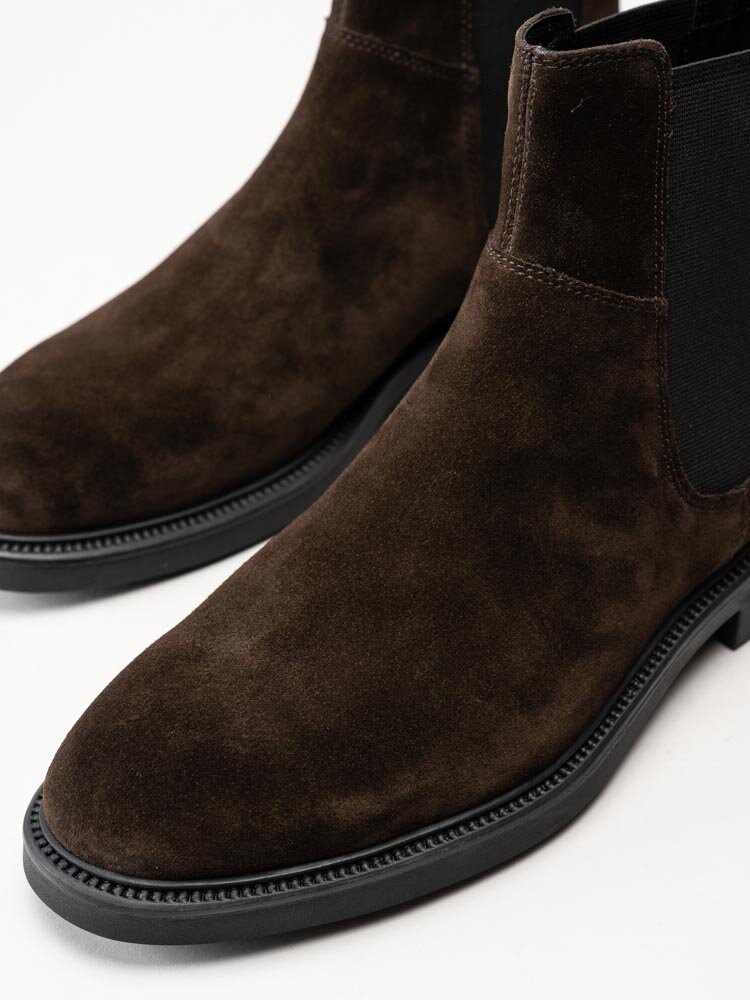 Vagabond - Alex M - Mörkbruna chelsea boots i mocka