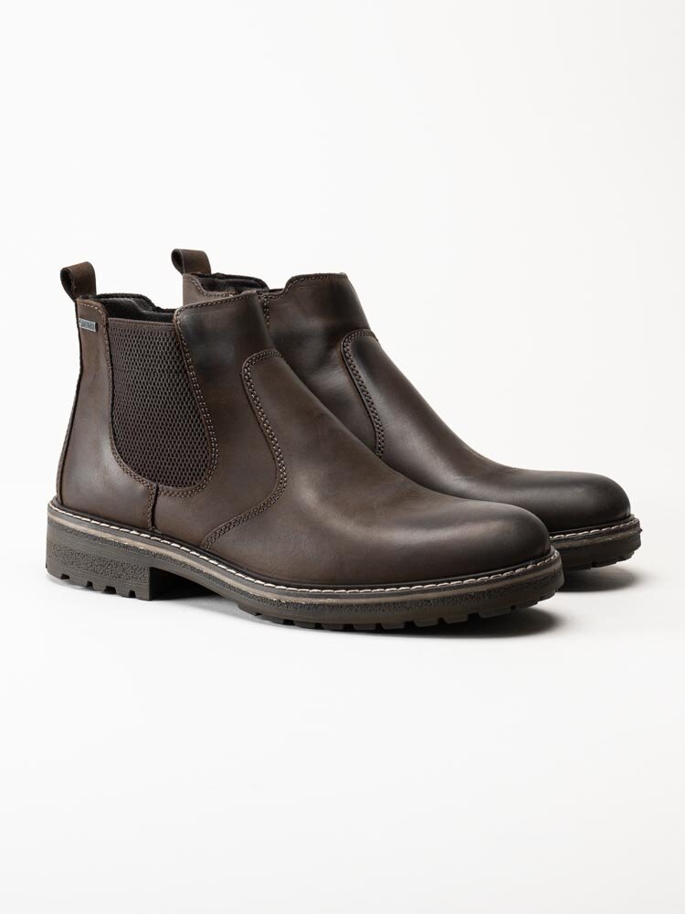 Igi & Co - Uomo Freddy GTX - Mörkbruna chelsea boots med Gore-Tex