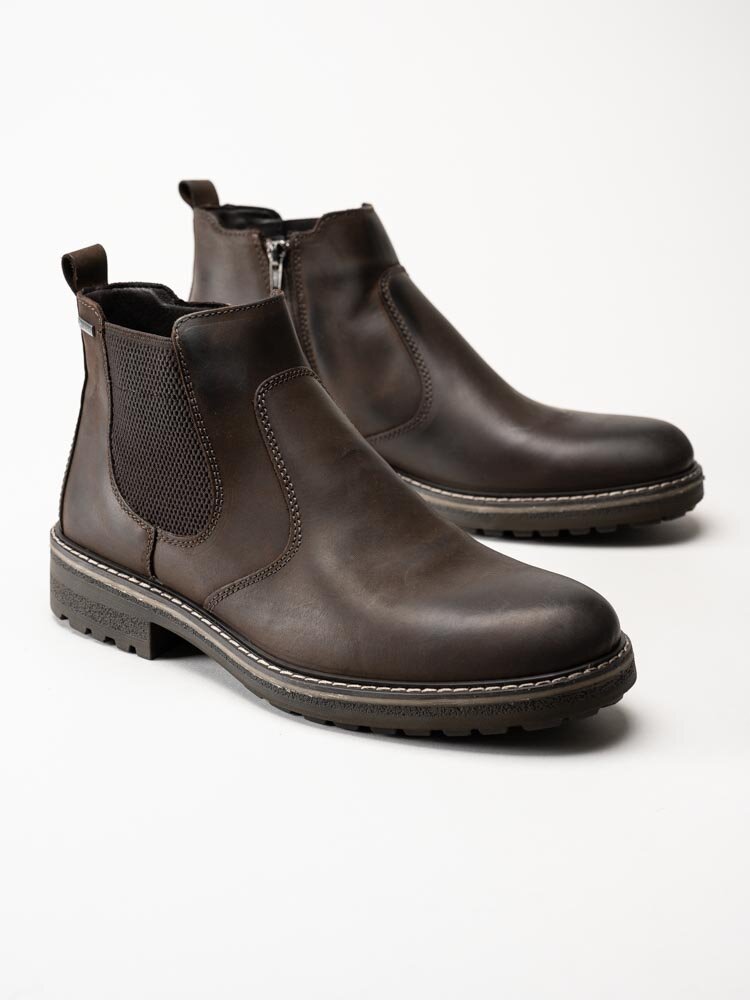 Igi & Co - Uomo Freddy GTX - Mörkbruna chelsea boots med Gore-Tex