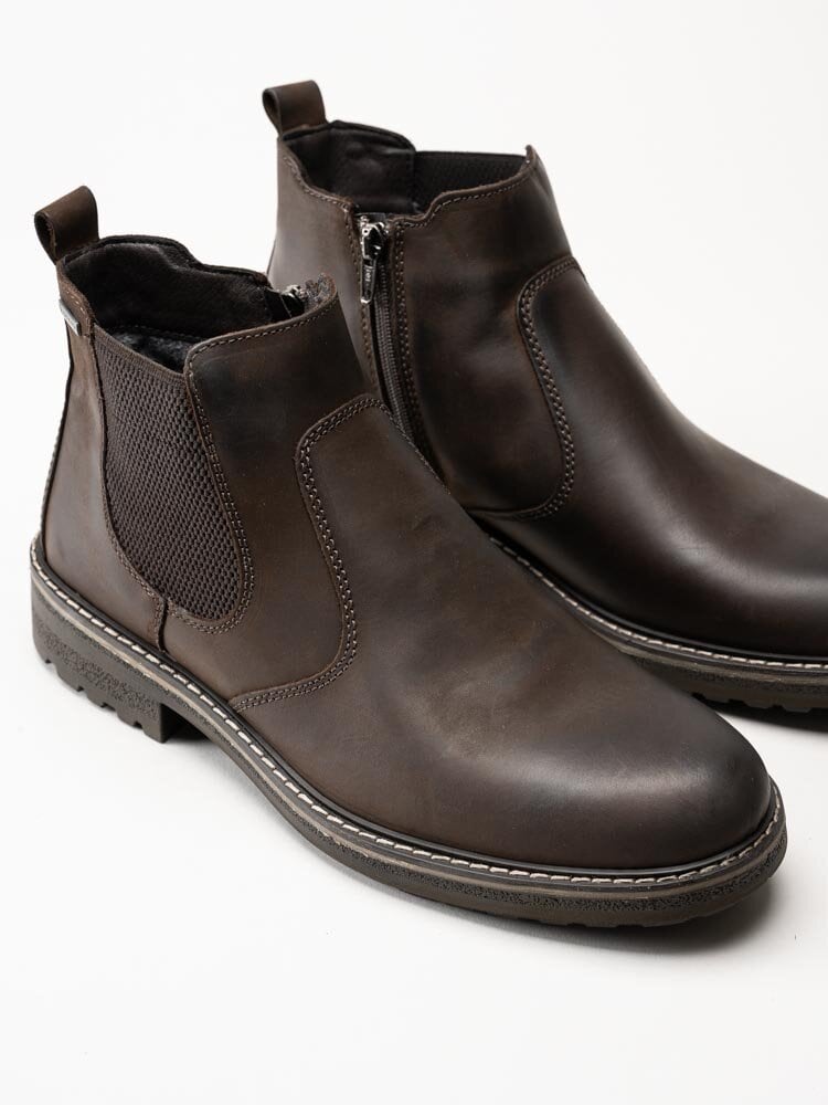 Igi & Co - Uomo Freddy GTX - Mörkbruna chelsea boots med Gore-Tex