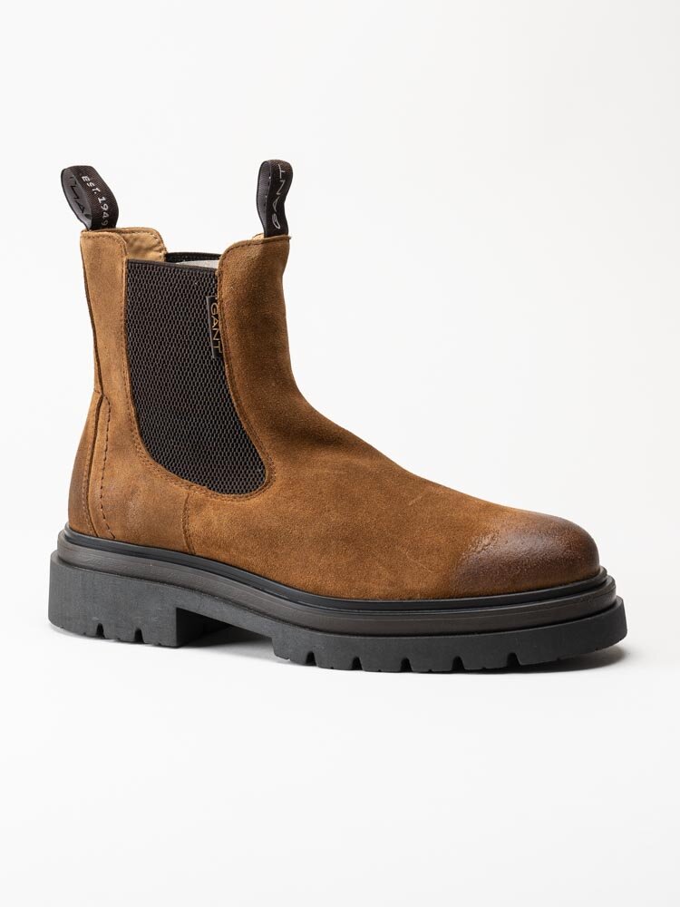 Gant Footwear - Ramzee - Ljusbruna chelsea boots i mocka