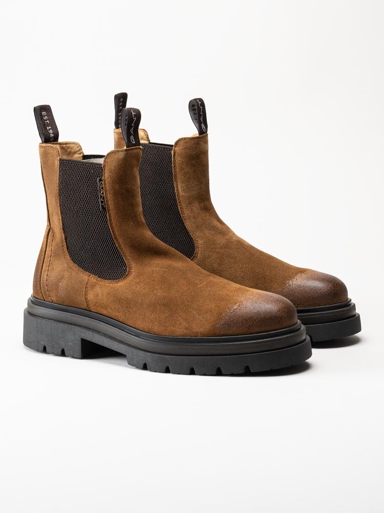 Gant Footwear - Ramzee - Ljusbruna chelsea boots i mocka