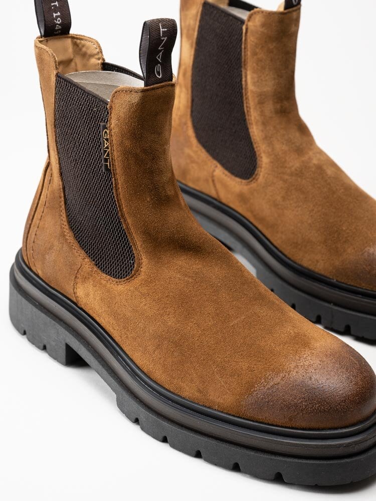 Gant Footwear - Ramzee - Ljusbruna chelsea boots i mocka