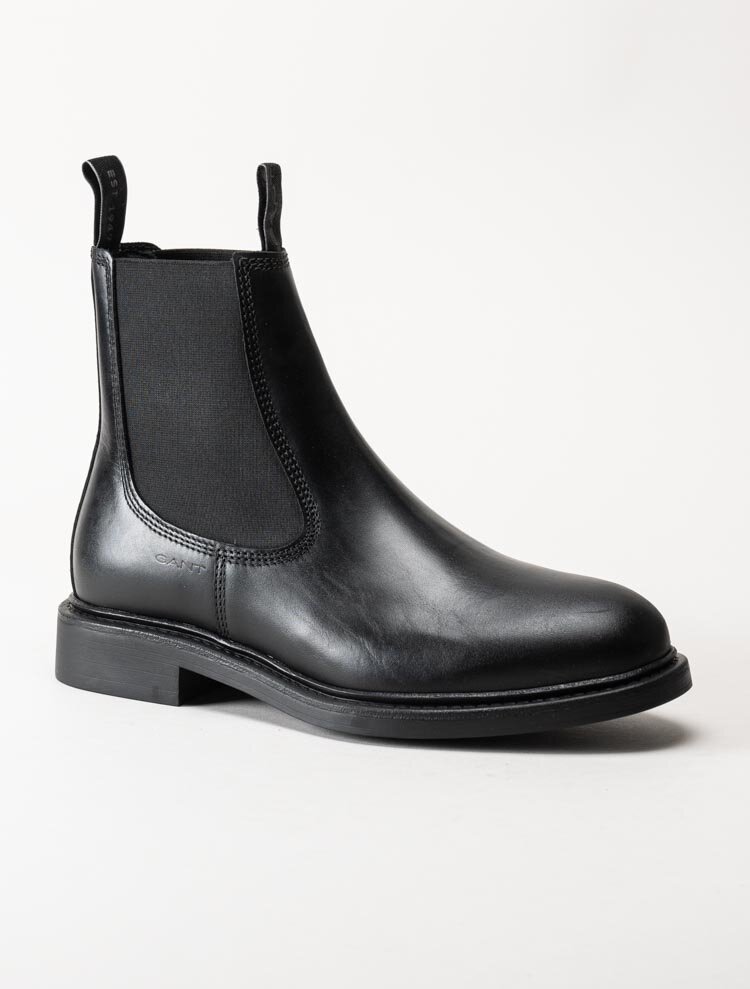 Gant Footwear - Millbro - Svarta chelsea boots i skinn