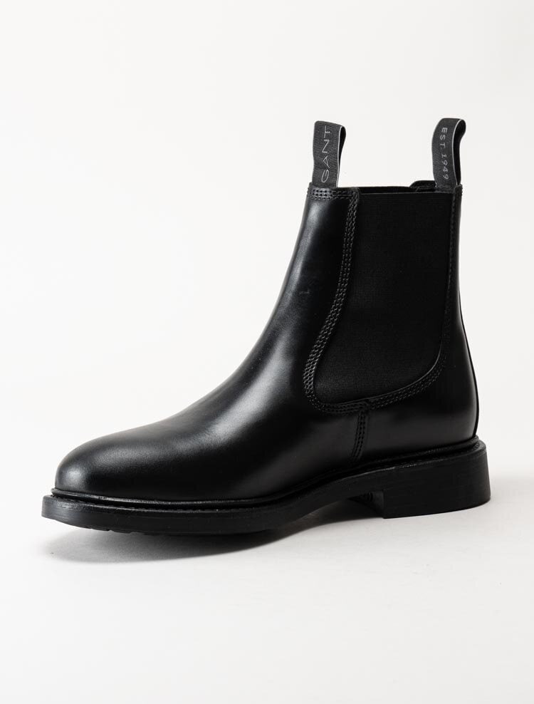 Gant Footwear - Millbro - Svarta chelsea boots i skinn