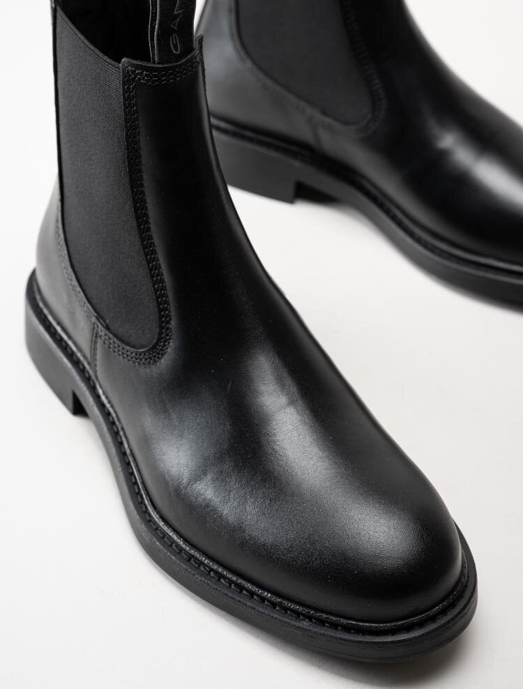 Gant Footwear - Millbro - Svarta chelsea boots i skinn