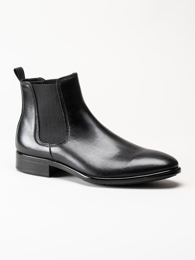 Ecco - Citytray - Svarta chelsea boots i skinn