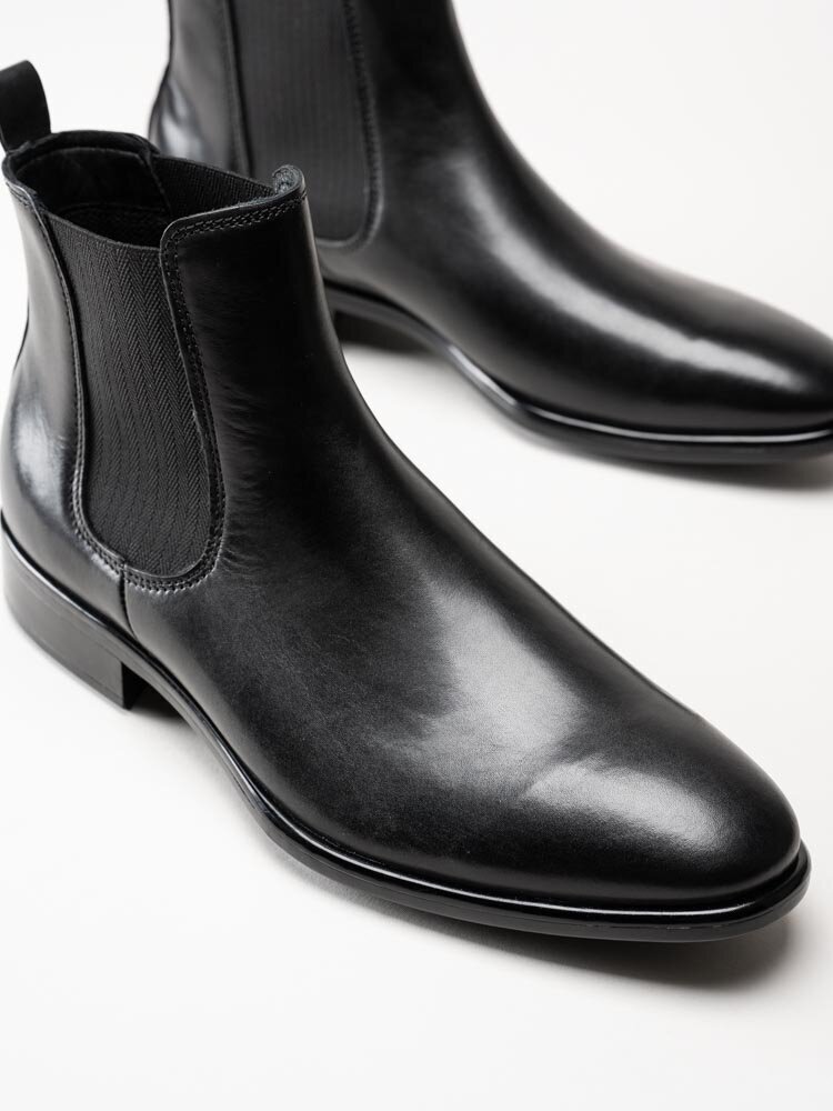 Ecco - Citytray - Svarta chelsea boots i skinn