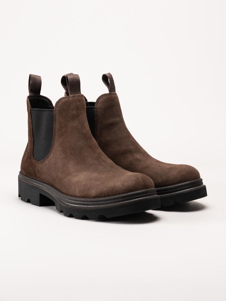 Ecco - Grainer M - Bruna chelsea boots i mocka