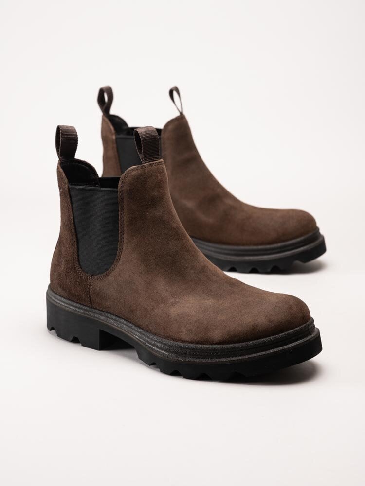 Ecco - Grainer M - Bruna chelsea boots i mocka