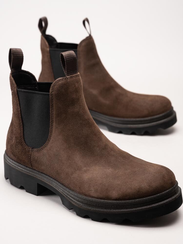 Ecco - Grainer M - Bruna chelsea boots i mocka