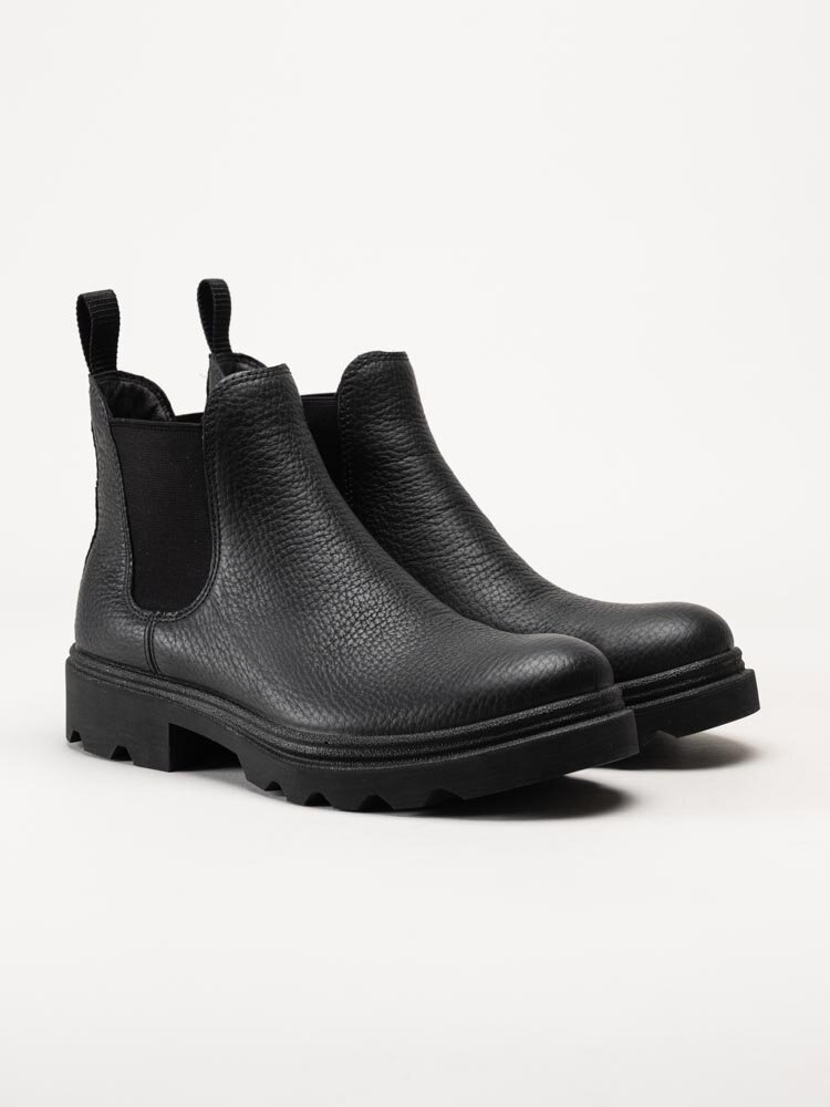 Ecco - Grainer M - Svarta chelsea boots i skinn