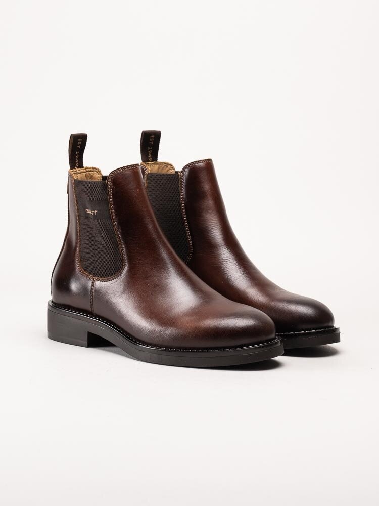 Gant Footwear - Prepdale - Bruna chelsea boots i skinn