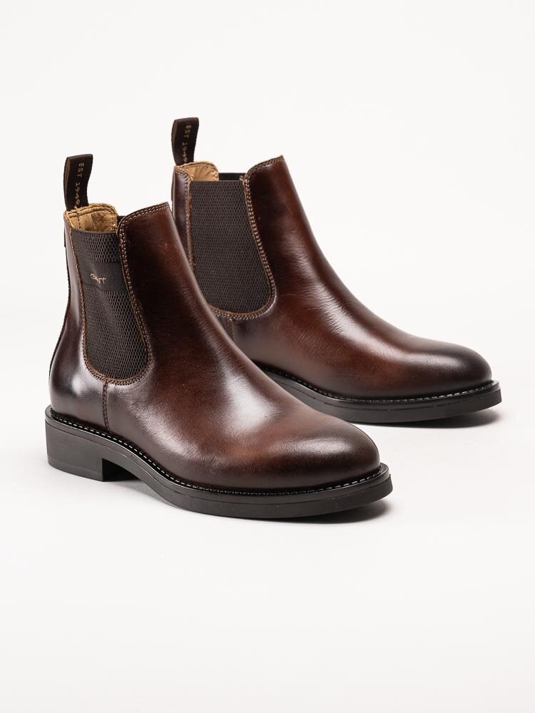 Gant Footwear - Prepdale - Bruna chelsea boots i skinn