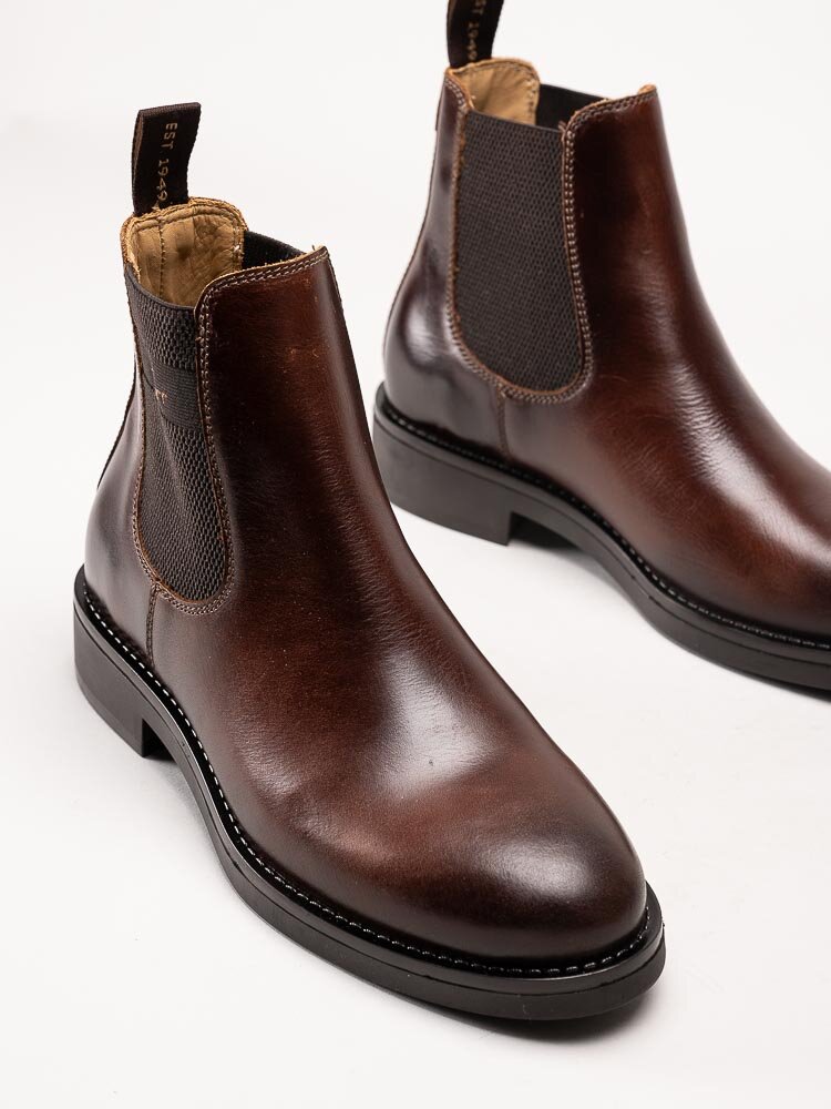 Gant Footwear - Prepdale - Bruna chelsea boots i skinn