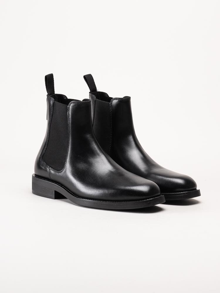 Gant Footwear - Rizmood - Svarta chelsea boots i skinn