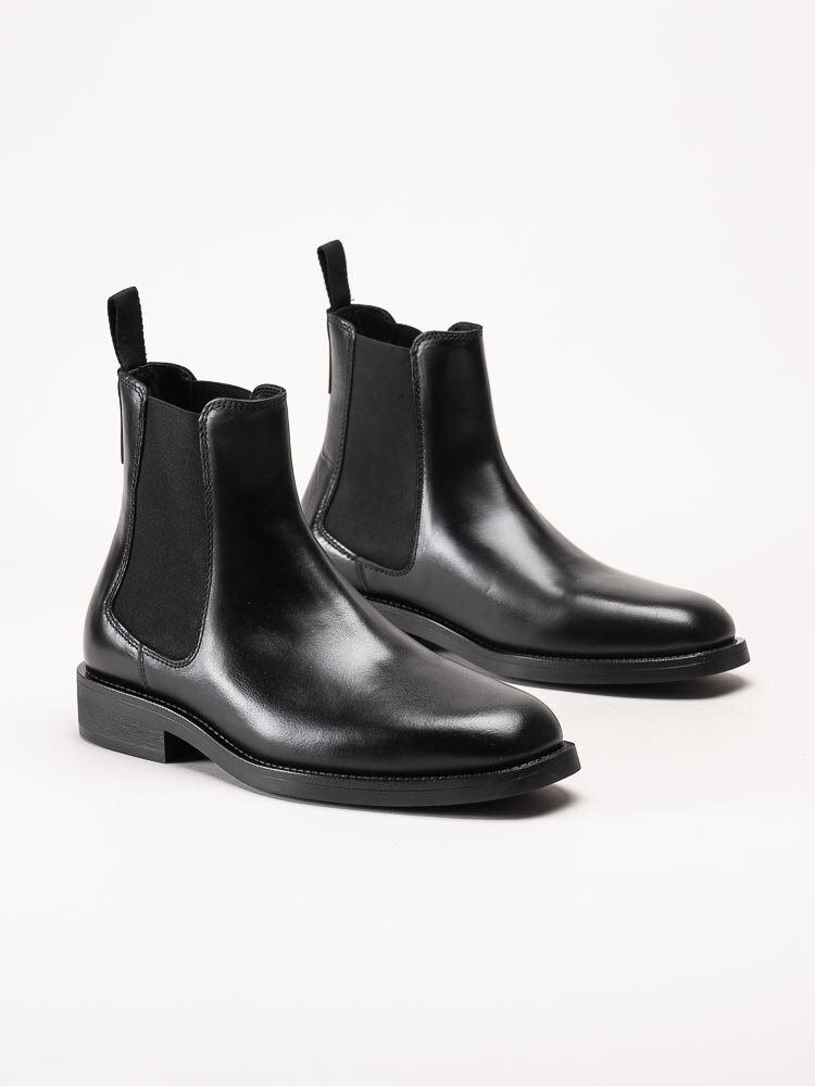 Gant Footwear - Rizmood - Svarta chelsea boots i skinn