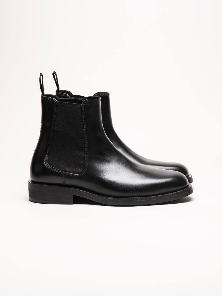 Gant Footwear - Rizmood - Svarta chelsea boots i skinn