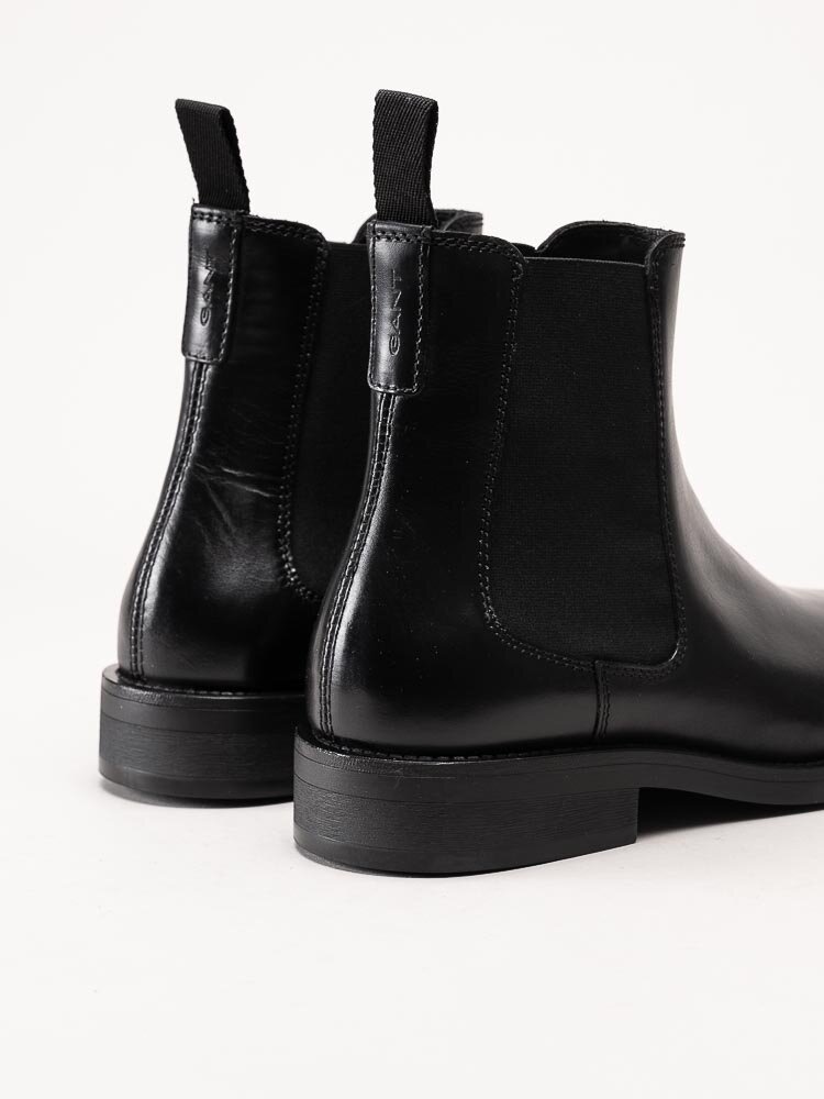 Gant Footwear - Rizmood - Svarta chelsea boots i skinn