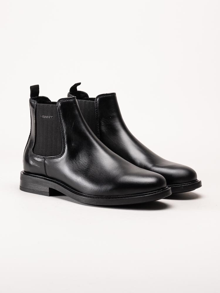 Gant Footwear - St Fairkon - Svarta chelsea boots i skinn