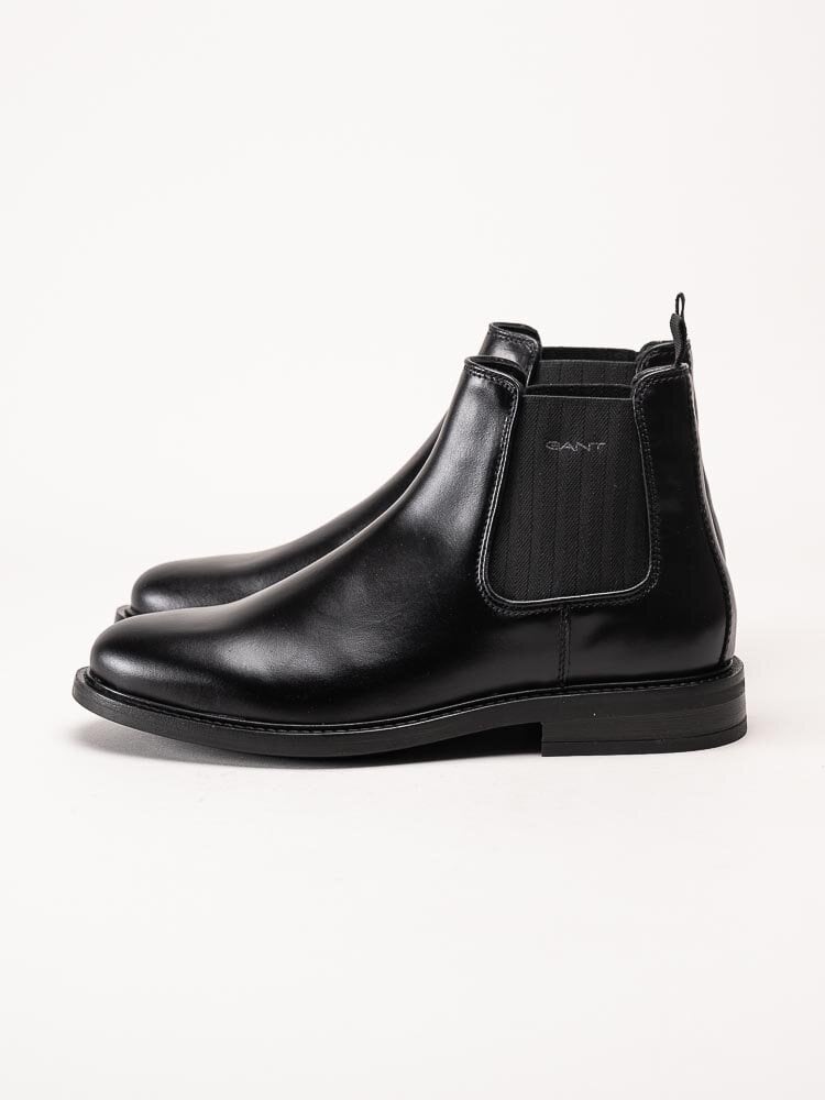 Gant Footwear - St Fairkon - Svarta chelsea boots i skinn