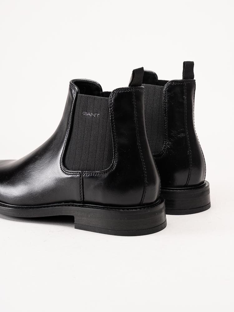 Gant Footwear - St Fairkon - Svarta chelsea boots i skinn