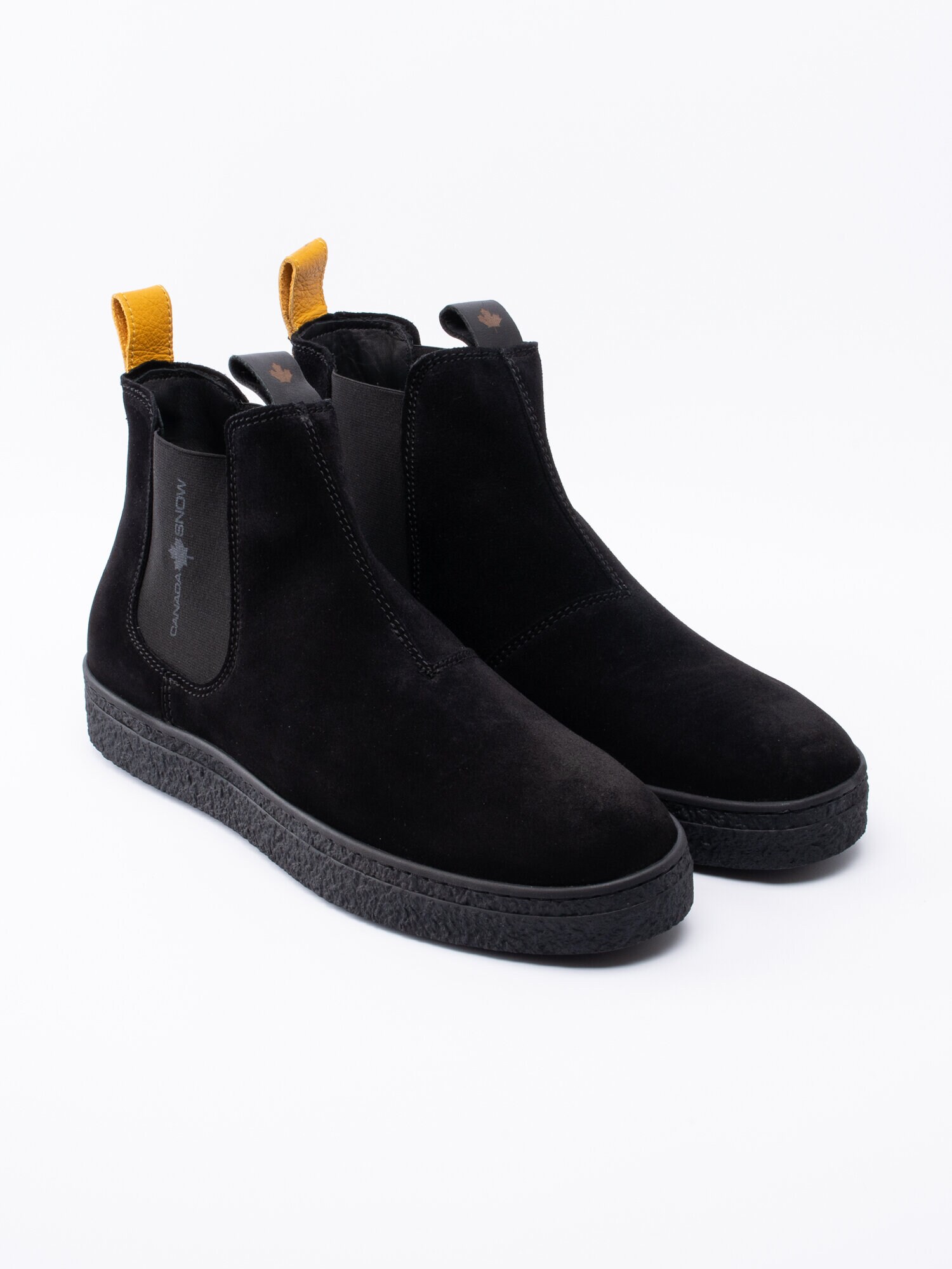 Canada Snow - Mount Verm - Svarta varmfodrade chelsea boots