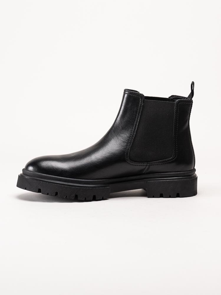 Hush Puppies - Zibi Chelsea - Svarta chelsea boots i skinn