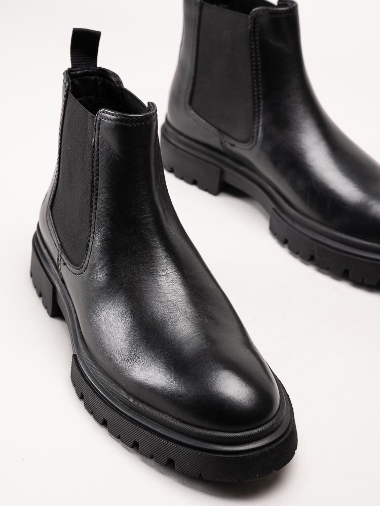 Hush Puppies - Zibi Chelsea - Svarta chelsea boots i skinn