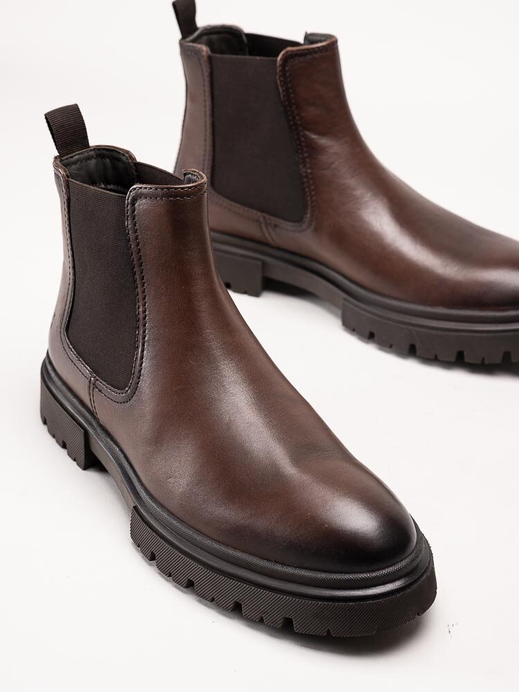 Hush Puppies - Zibi Chelsea - Bruna chelsea boots i skinn