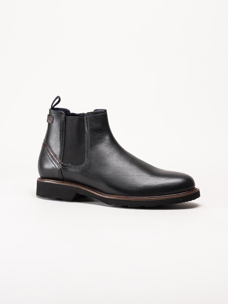 Sioux - Dilip 717 H - Svarta chelsea boots i skinn