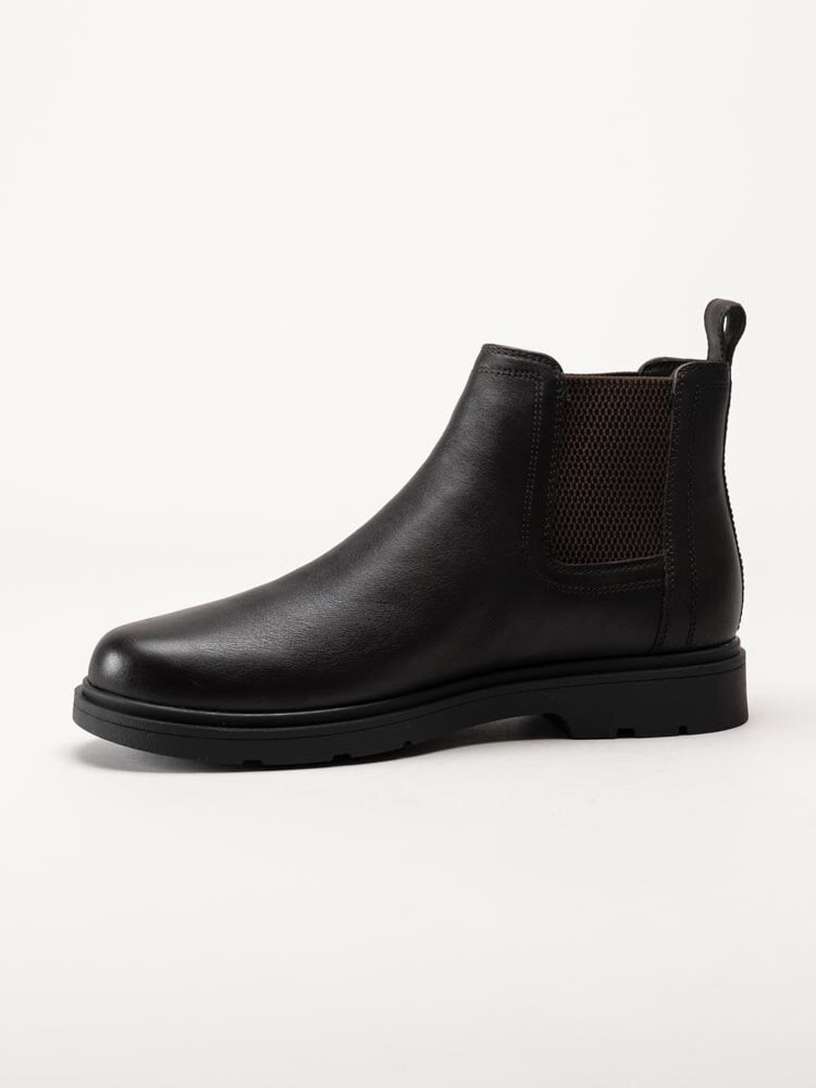 Geox - U Spherica EC1 - Mörkbruna chelsea boots i skinn