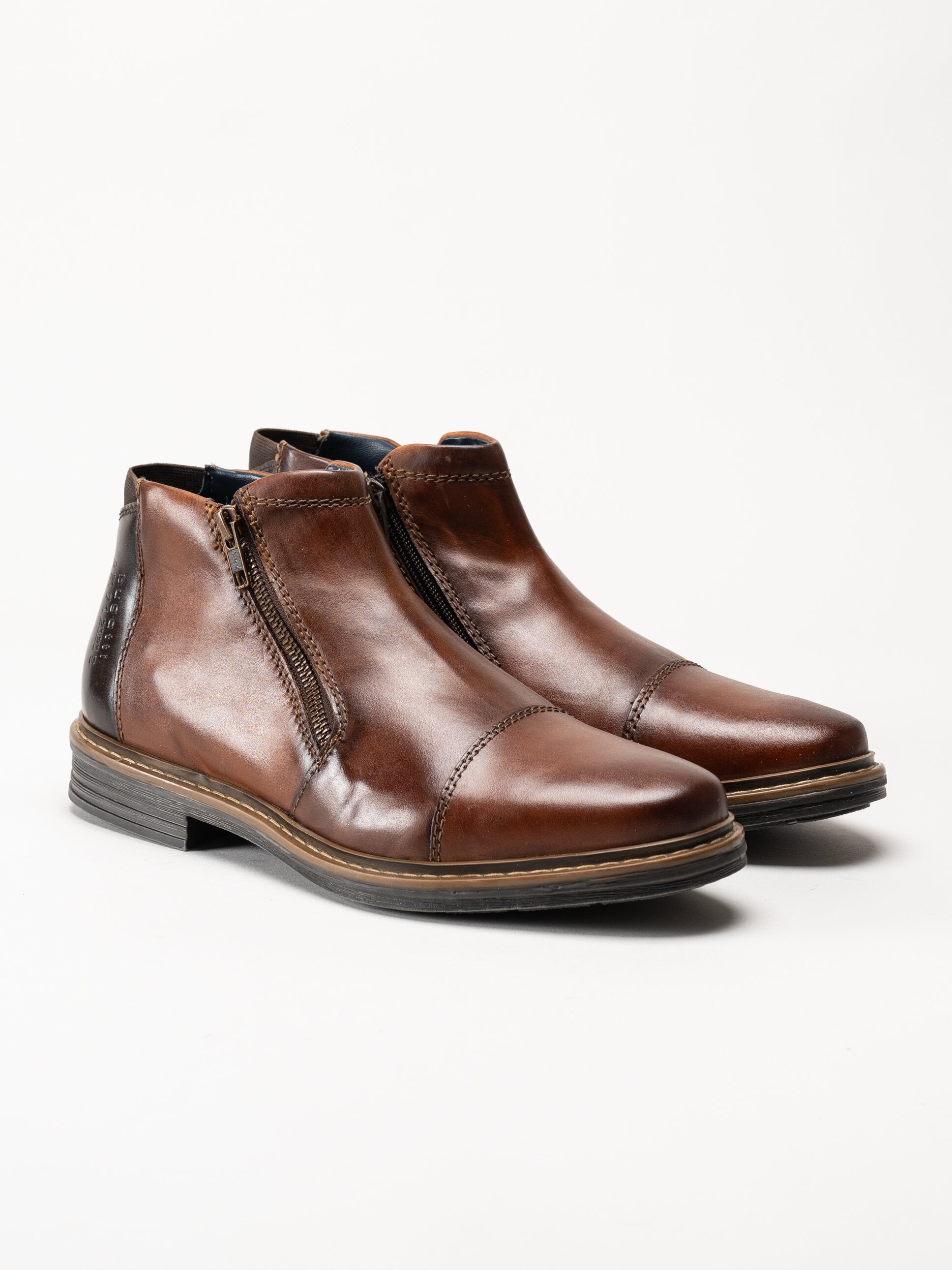 Bugatti - Rigalo Evo - Bruna boots i skinn