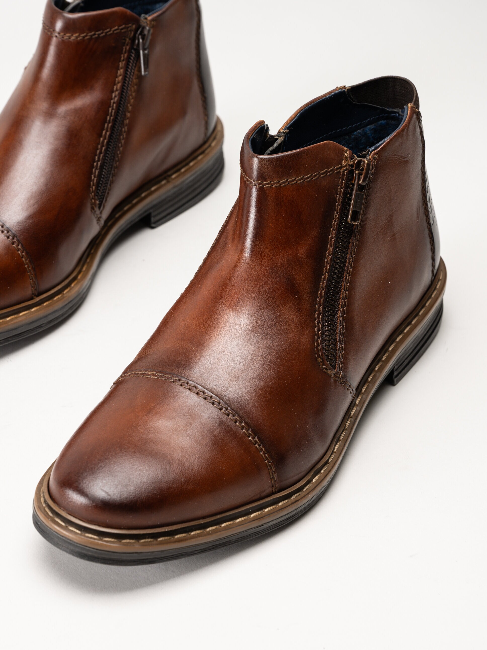 Bugatti - Rigalo Evo - Bruna boots i skinn
