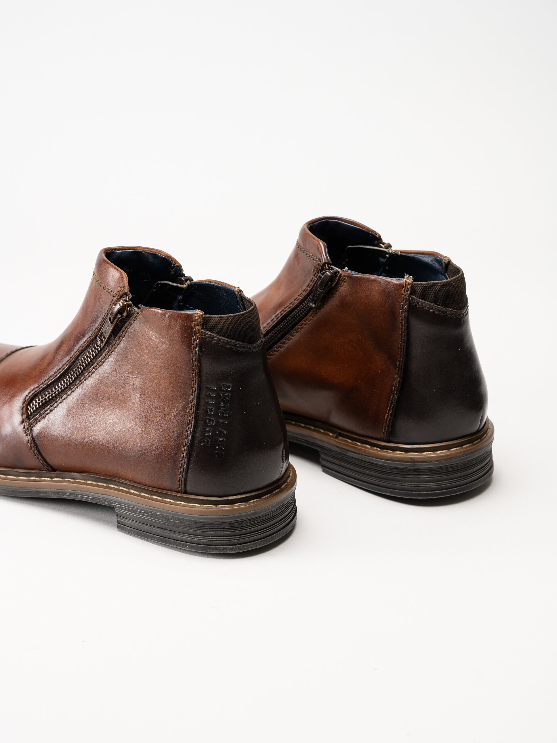Bugatti - Rigalo Evo - Bruna boots i skinn