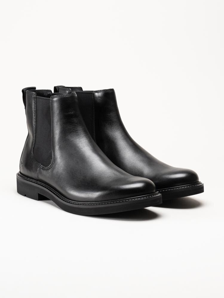 Ecco - Metro London Chelsea - Svarta chelsea boots i skinn