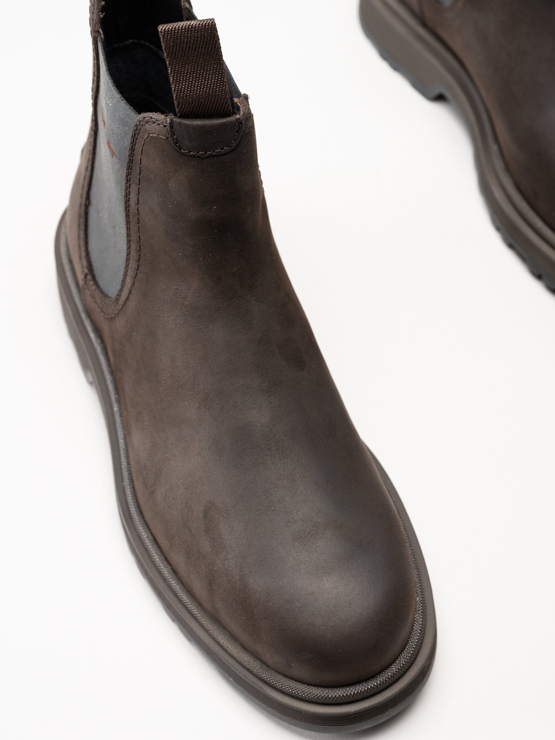 Gant Footwear - Blisdor - Mörkbruna chelsea boots i oljad nubuck
