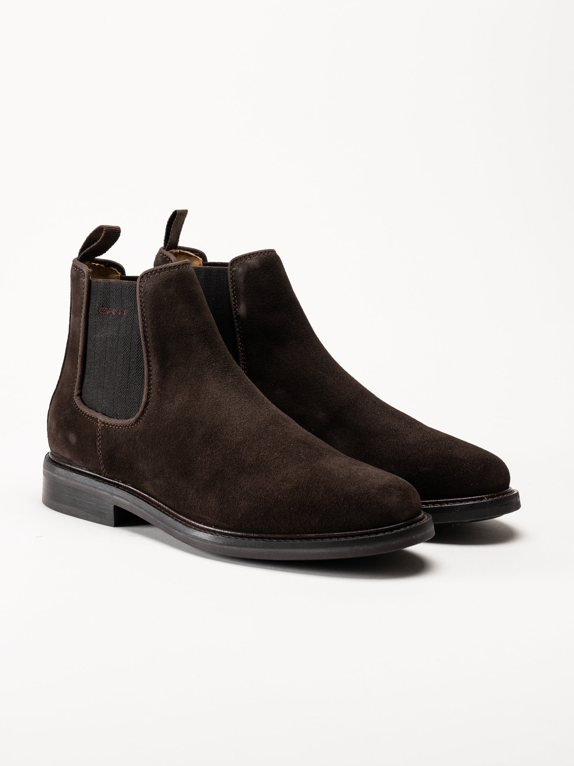 Gant Footwear - St Fairkon Chelsea Boot - Mörkbruna chelsea boots i mocka