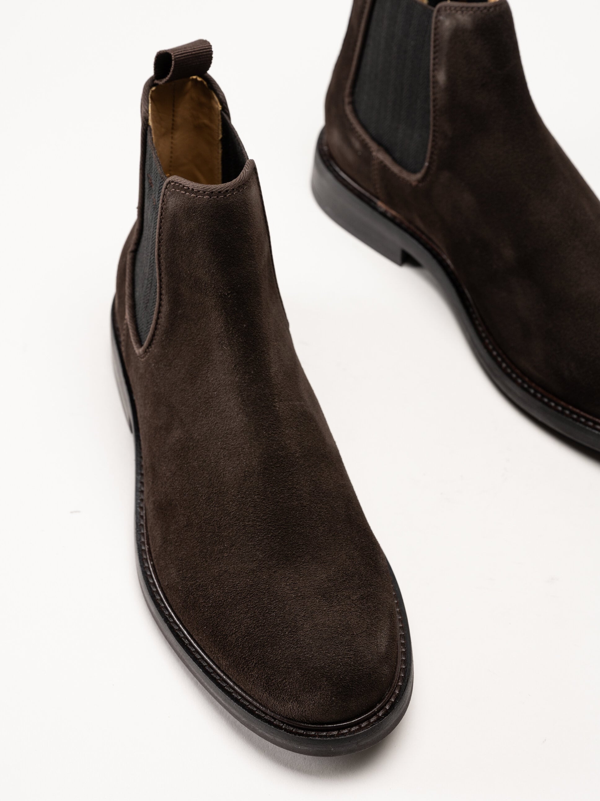 Gant Footwear - St Fairkon Chelsea Boot - Mörkbruna chelsea boots i mocka