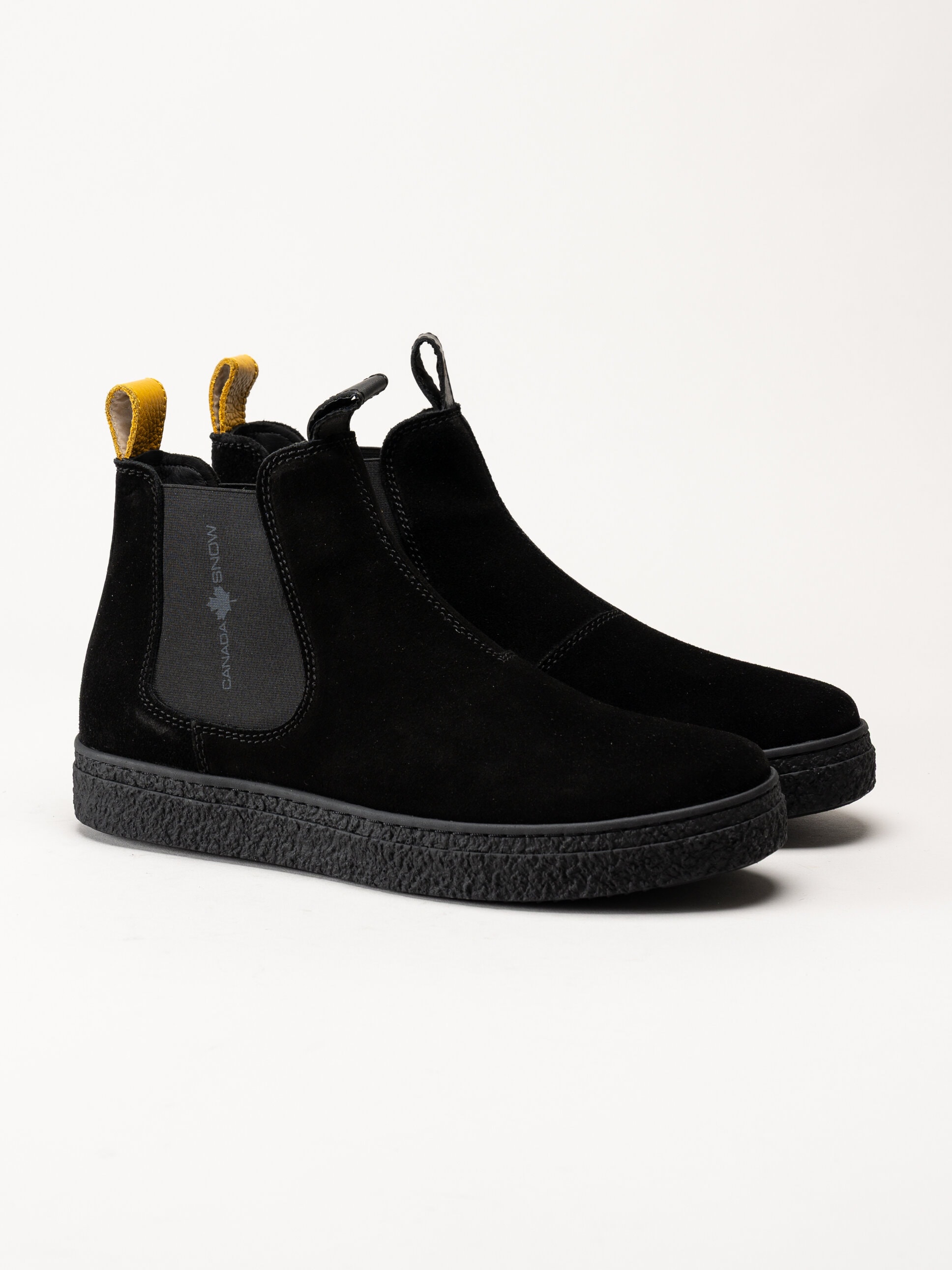 Canada Snow - Mount Verm - Svarta varmfodrade chelsea boots
