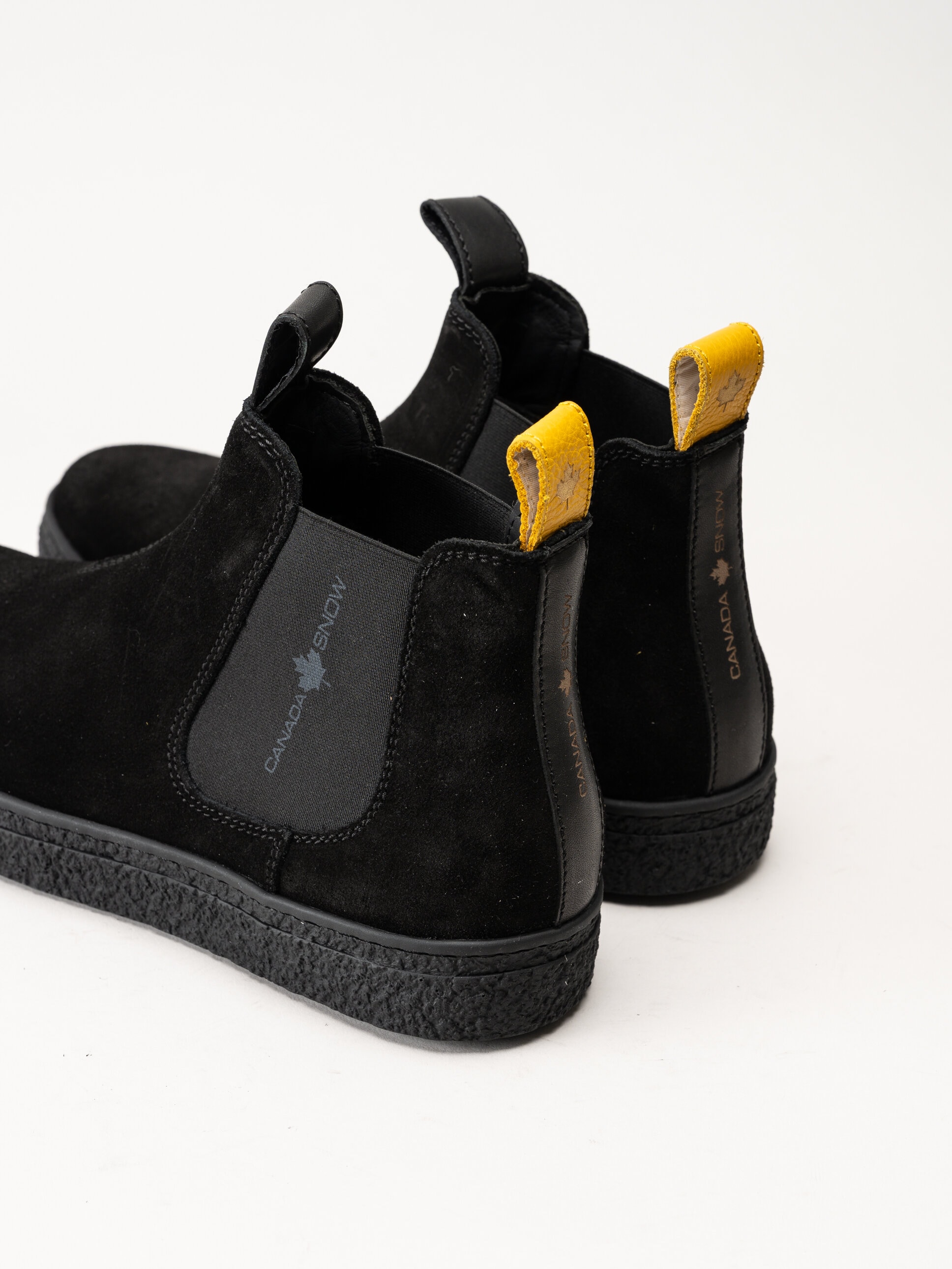 Canada Snow - Mount Verm - Svarta varmfodrade chelsea boots